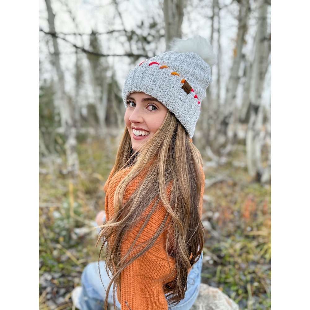 Adorable CC Beanies, with pom